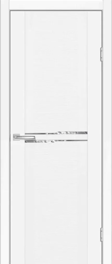 Фото для Межкомнатная дверь экошпон Порте Шагрень белая