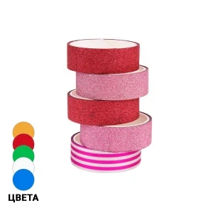 Фото для Набор скотч декоративный 5шт в ассортименте