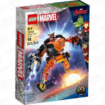 Фото для Конструктор LEGO Marvel Механическая броня ракеты