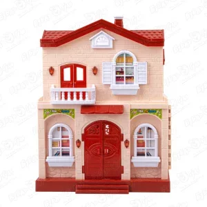 Фото для Дом для куклы Lanson Toys с мебелью музыкальный с 3лет