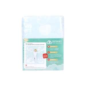 Фото для  Полотенце махровое Облачко Мишки голубое 100х100см