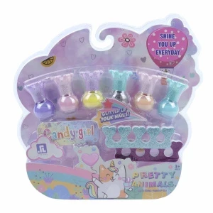 Фото для Набор лаков Zyra Toys для ногтей на водной основе 6шт с 3лет