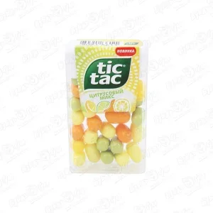 Драже tic tac цитрусовый микс 16г