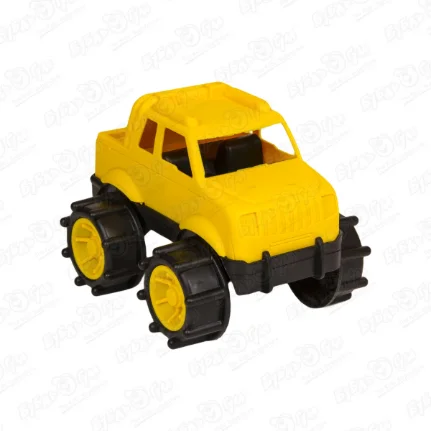 Фото для Автомобиль с большими колесами черно-желтый