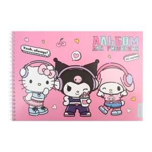 Фото для Альбом для рисования Centrym Kuromi розовый 40л