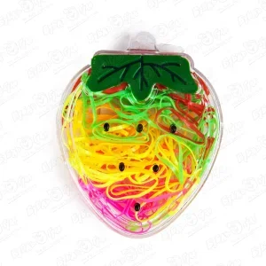 Фото для Резинки силиконовые маленькие разноцветные в клубнике