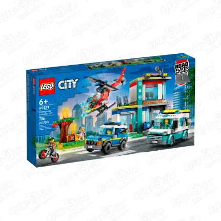 Фото для Конструктор LEGO CITY Штаб аварийных транспортных средств