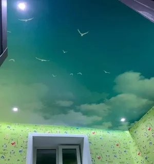 Фото для Натяжные потолки с фотопечатью. Продажа и монтаж