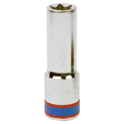 Фото для Головка торцевая TORX E-стандарт 1/2", E18. L=77мм KING TONY 427518M