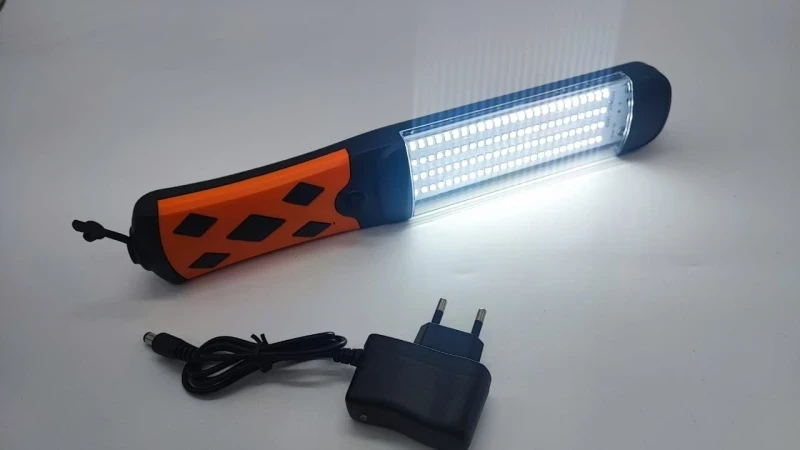 Фото для Лампа переносная светодиодная (светильник ручной) 100LED АКБ 2400mA БЕТА 200-002