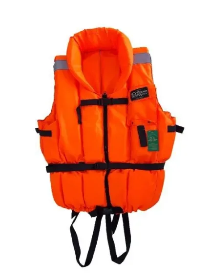 Фото для Жилет спасательный поддерживающий КВИН-15 с подголовником/ ткань синтет. / оранжевый