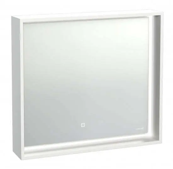 Зеркало LOUNA 80 с подсветкой, белый 800*700 CERSANIT