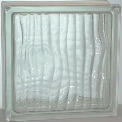 Стеклоблок Водопад бесцветный 190*190*80 Glass Block