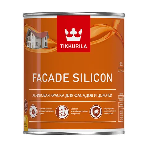 TIKKURILA Краска фасадная глубокоматовая "Facade Silicon" VVA 9,0 л