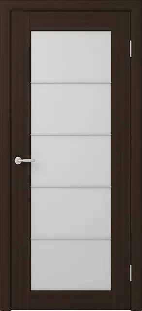 Полотно дверное Сан-Ремо венге арт-шпон стекло матовое (н) 900*2000*37 ФРЕГАТ