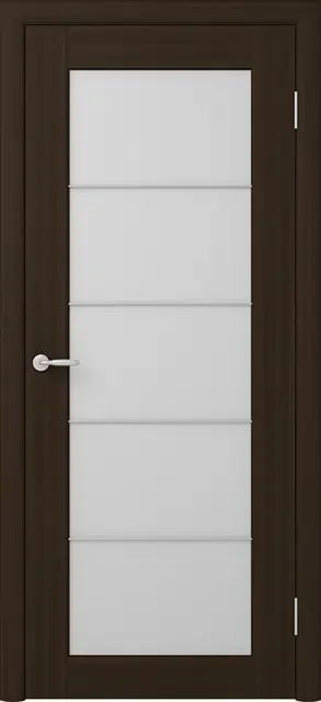 Фото для Полотно дверное Сан-Ремо венге арт-шпон стекло матовое (н) 900*2000*37 ФРЕГАТ