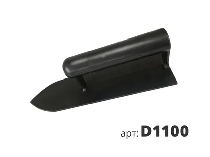 Кельма пластиковая остроугольная черная 210*70 мм STMDECOR