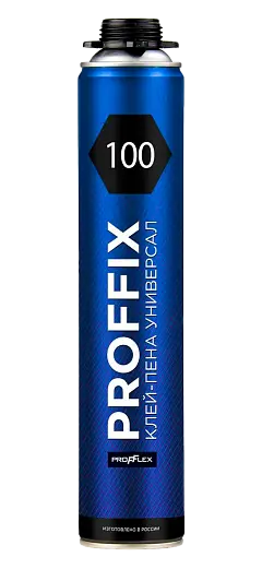 Клей-пена универсальная профессиональная всесезонная Proffix 100 850мл Profflex