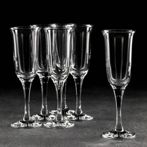 Фото для Набор бокалов стекло 6пр Dalida-F&D д/шампанского 210 мл 1/4