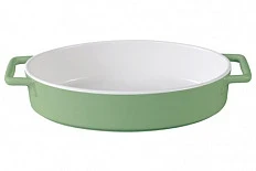 Фото для Форма керам 27,5х15х6,5 см Twist TM Appetite овал зеленый 1/1