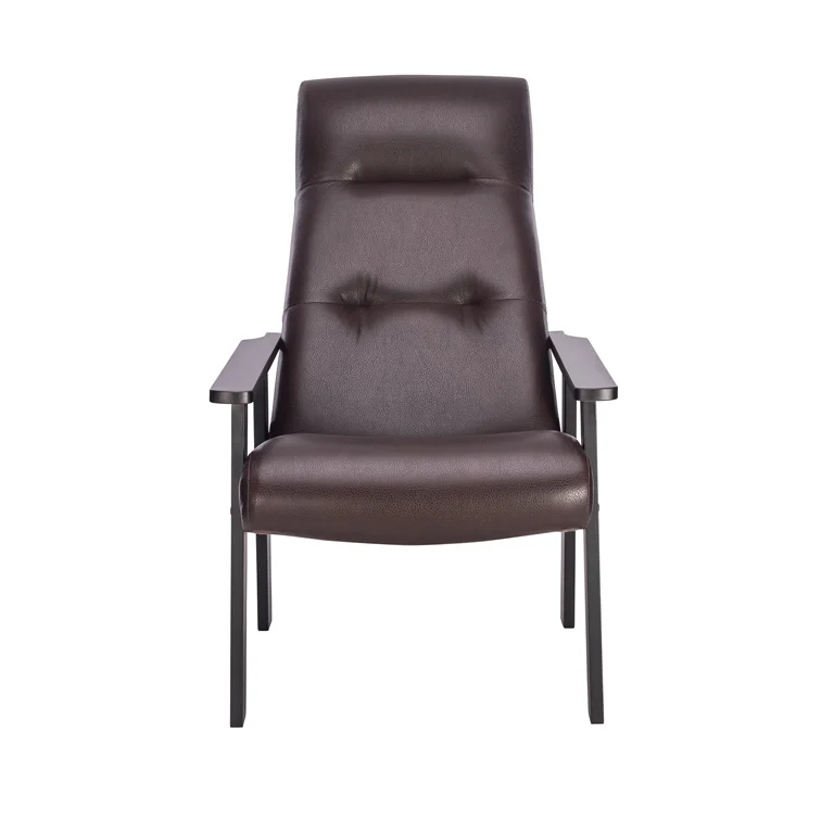 Кресло для отдыха Leset Retro (Орех/Экокожа Vegas Lite Amber)