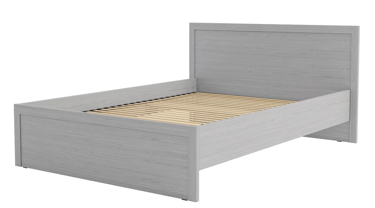Кровать Нокс 1.4 (Белый Текстурный)