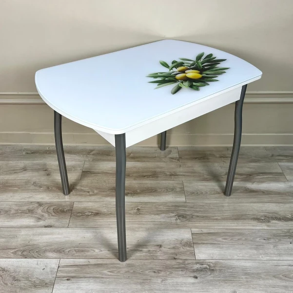 Фото для Стол обеденный Орфей-6 стекло Ст-85 (Олива)