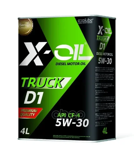 Фото для Масло Моторное 5w30 Cf-4 4л. X-Oil Truck D1 Полусинтетика X-OIL арт. D10530-04T
