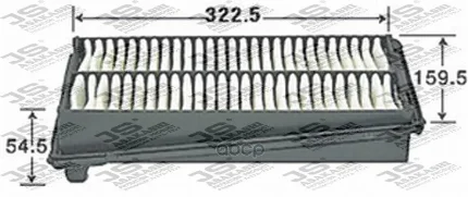 Фото для Фильтр Воздушный A-877 Asakashi A877j JS Asakashi арт. A877J