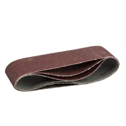 Фото для Лента шлифовальная универсал для ЛШМ Р 60, 75 х 457мм, бесконечная на ткань основе 3шт - Зубр МАСТЕР