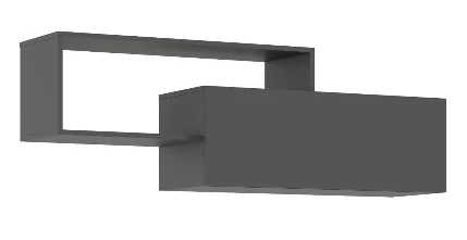 Фото для Норд Полка 2-х ярусная (Графит, Графит) МИФ