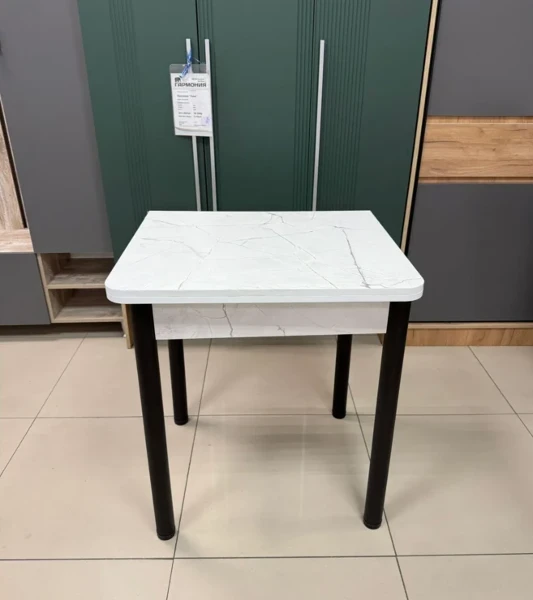 Фото для Стол обеденный раскладной Ламберный (Черный матовый ,Оникс) САН