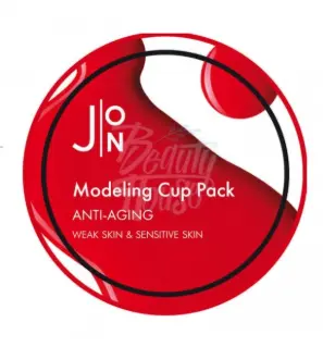 Альгинатная антивозрастная маска для лица j:on anti-aging modeling pack