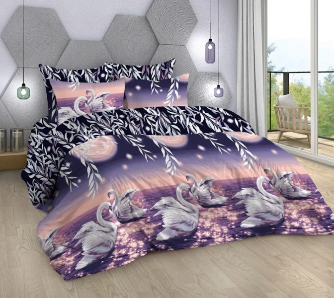 Фото для КПБ Поплин "Миланика" Романтика