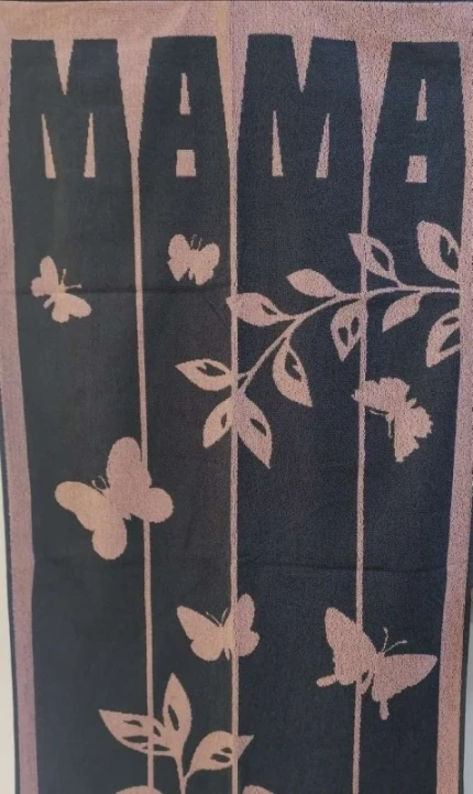 Фото для Полотенце махр.67*150 Мамин день