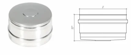 Фото для Заглушка ревизии моно 3РМ-Р 201, 0,5, D 115