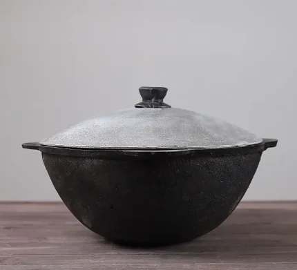 Фото для Казан чугунный, 10 л.,плоское дно