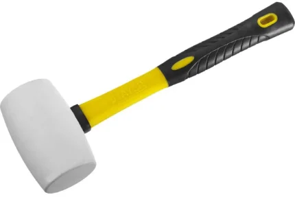 Фото для Киянка STAYER "PROFI" резиновая БЕЛАЯ, с фиберглассовой ручкой, 450г