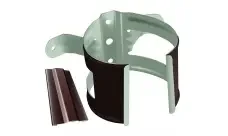 Фото для Кронштейн трубы на дерево (90мм) Optima RAL8017 шоколад