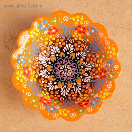 Фото для Салатник 17см "Маргаритка" оранжевый 5204336