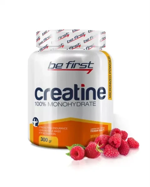 Be first Creatine powder 300г малина