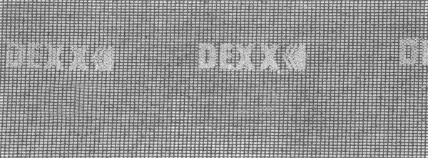 Фото для DEXX 105 х 280 мм, 3 шт, Р60, абразивная, водостойкая шлифовальная сетка (35550-060)