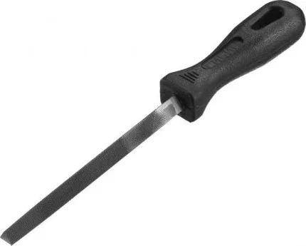 Фото для Напильник СИБИН трехгранный с пластиковой рукояткой, 200мм