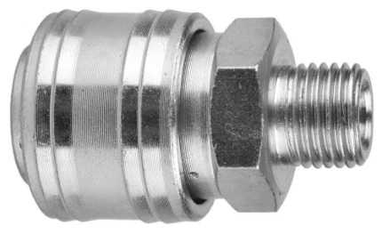Фото для KRAFTOOL 1/4″M - рапид муфта, переходник (06594)