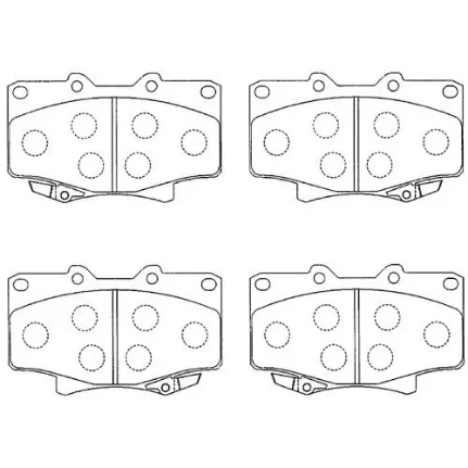 Фото для Колодки тормозные дисковые PF1242/GP02094 FBK