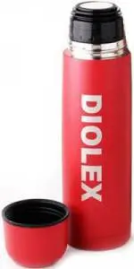 Термос Diolex DX-750-2 с узким горлом 750мл нер. сталь цветной
