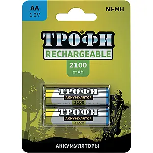 Батарейка Трофи HR6-2BL 2100 mAh (20/240/11520)