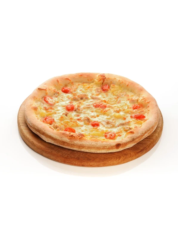 Пицца с курицей и ананасом