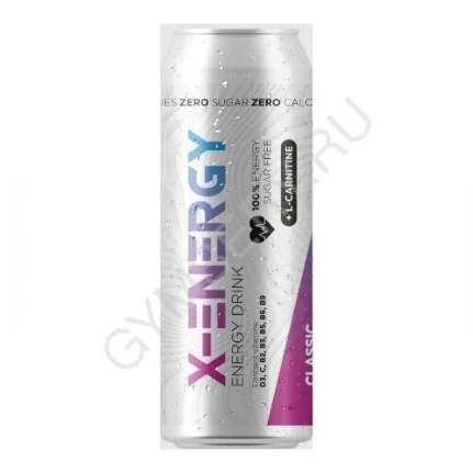 Фото для X-Energy Энергетический напиток 450ml (Бабл Гам), Без сахара, шт., арт. 2611061
