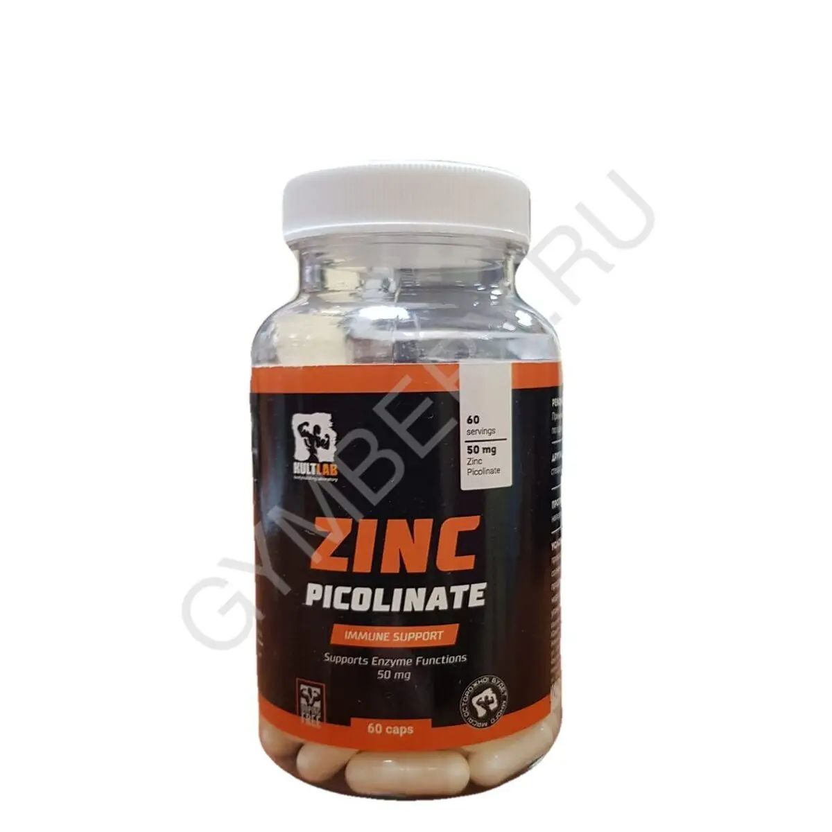 Kultlab Zinc Picolinate 50mg, 60 капc (Капсулы)